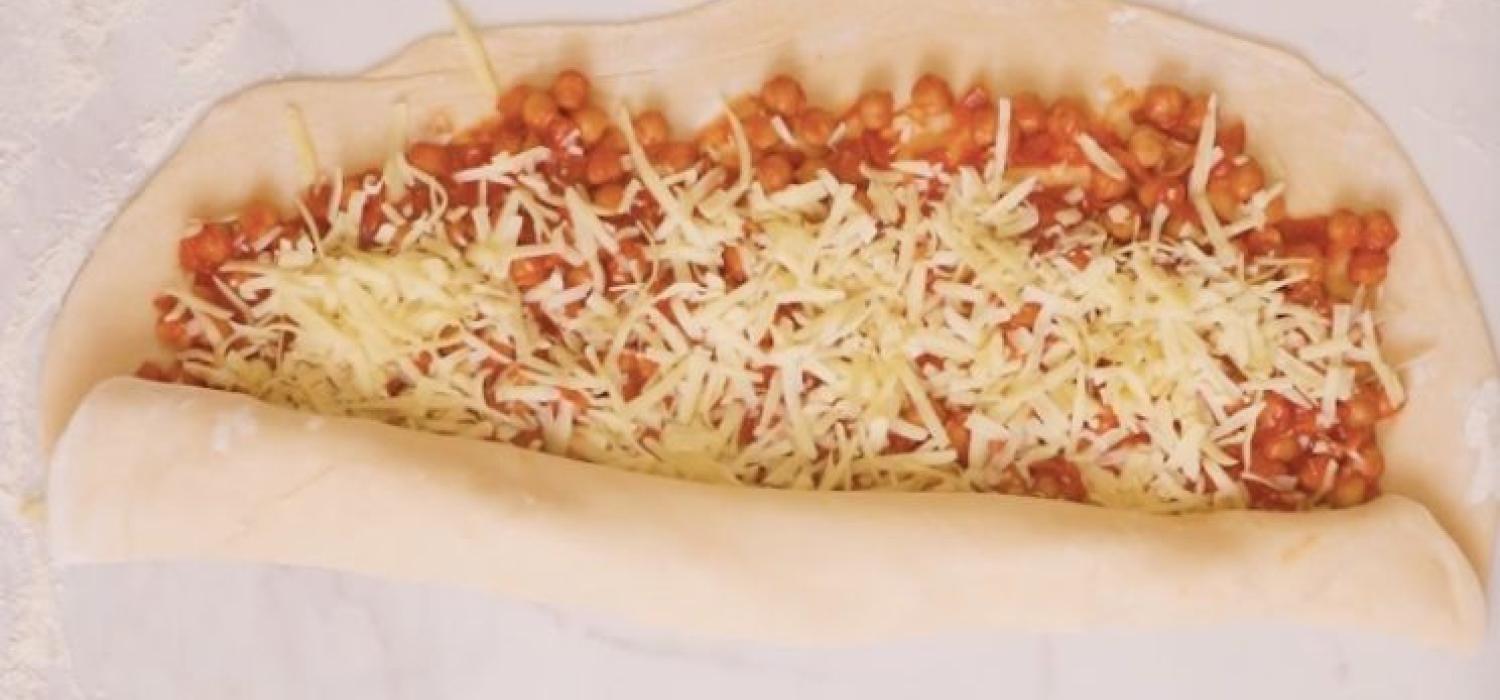 Loaded Butter Chickpea Curry Roll