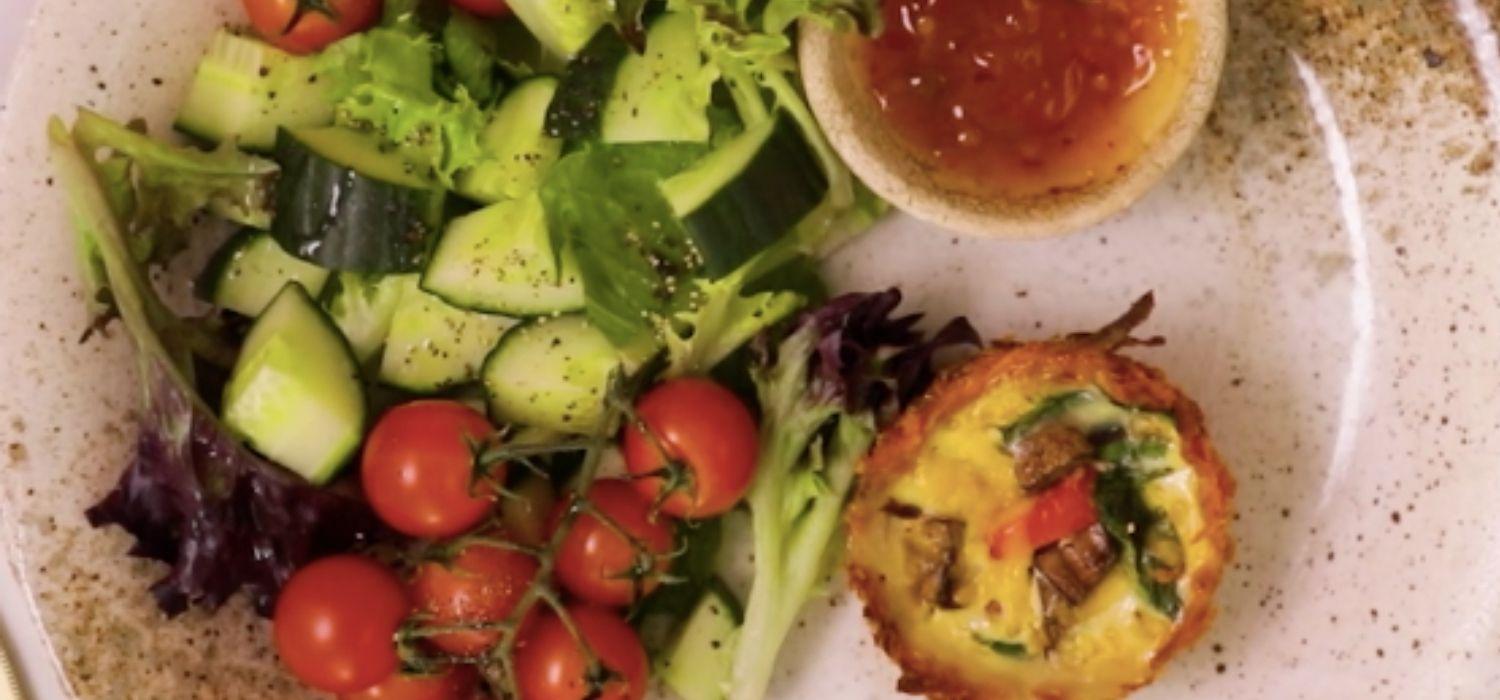 Potato Hash Brown Quiche Cups Recipe