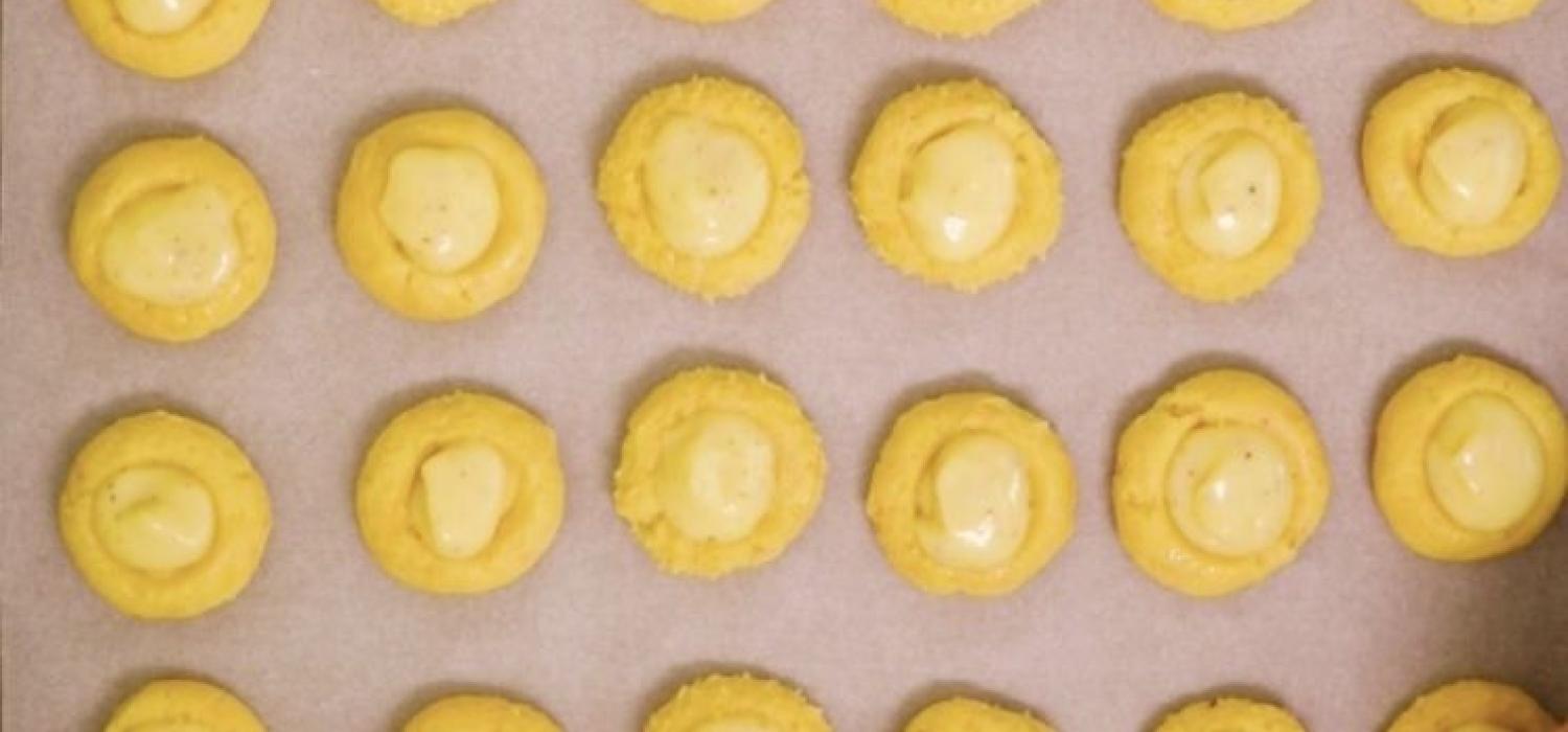 Milk Tart Thumbprint Cookies Recipe