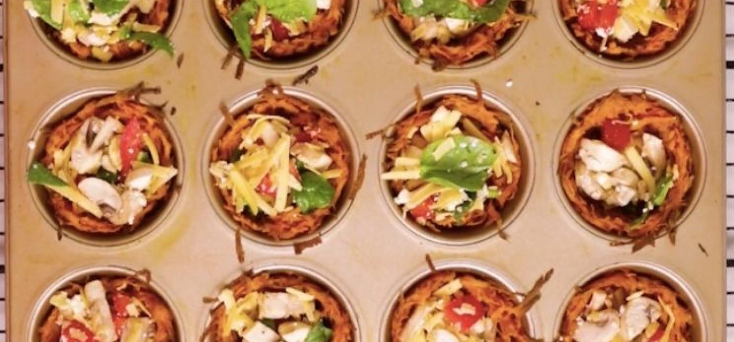 Potato Hash Brown Quiche Cups Recipe
