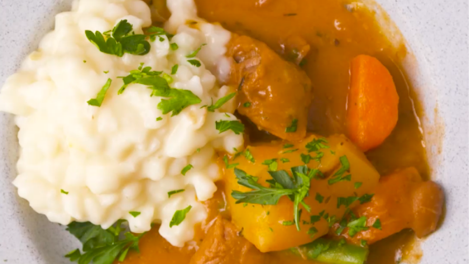 Creamy Cremora Samp & Beef Stew
