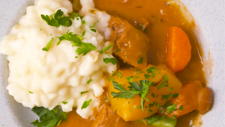 Creamy Samp & Beef Stew