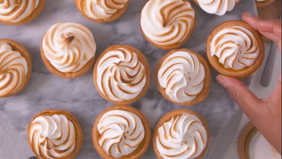 Custard & Banana Tartlets