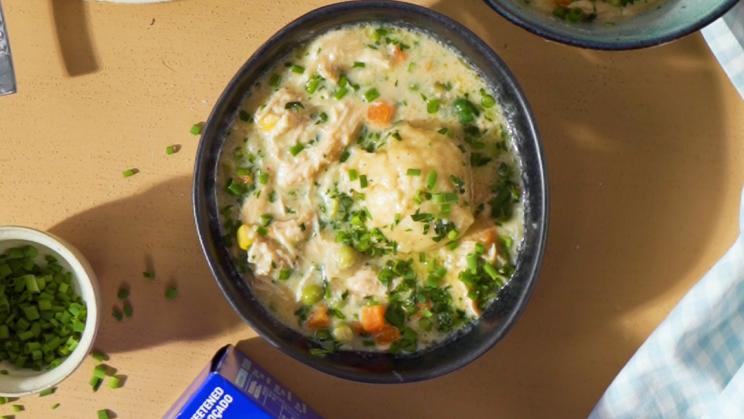 CREAMY CREMORA CHICKEN DUMPLINGS